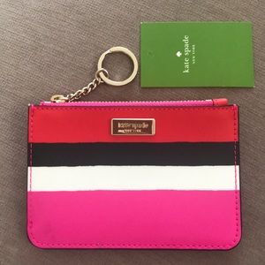Kate Spade Bitsy Card Holder Keychain